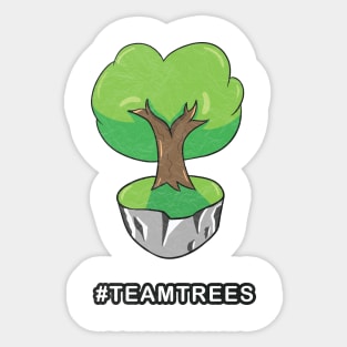 Awesome Vintage #teamtrees Sticker